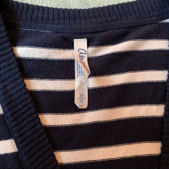 Aeropostale Striped V-Neck Cardigan - Picture 6 of 7
